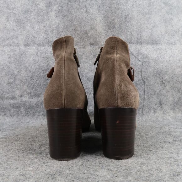 Alberto Fermani Shoes Womens 39 Booties Fashion Leather Cutout Open Toe Brown - Picture 5 of 16